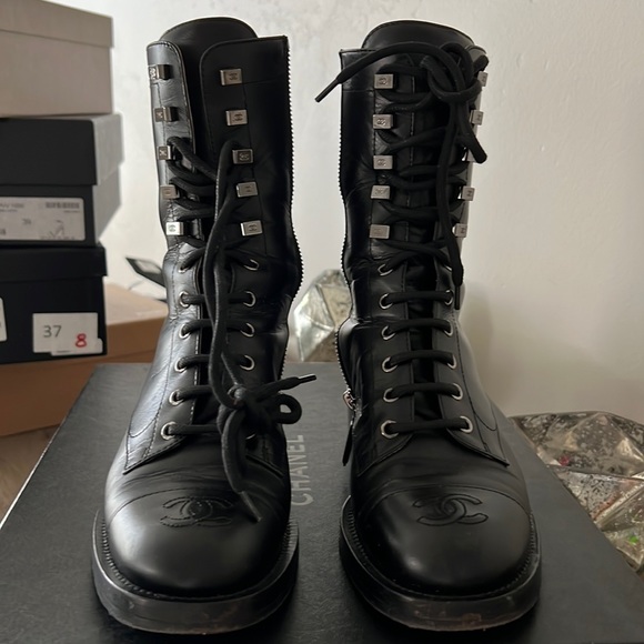 CHANEL Shoes - Chanel army boots